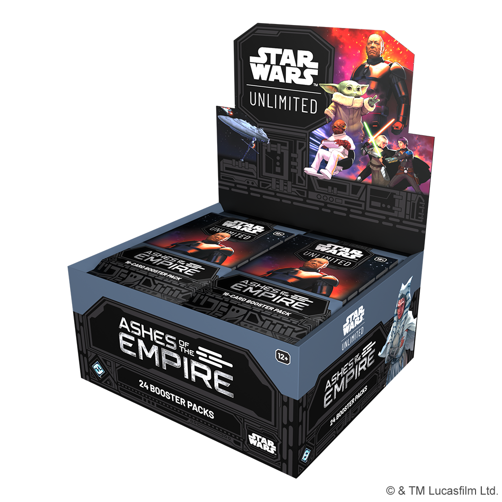 Star Wars Unlimited TCG Ashes of the Empire Booster Box By Fantasy Flight Games
