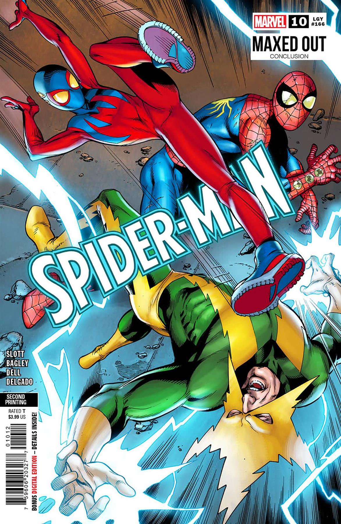 Spider-man #10 2nd Ptg Mark Bagley Var Marvel Prh Comic Book
