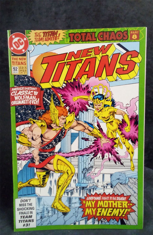 The New Titans #92 1992 DC Comics Comic Book