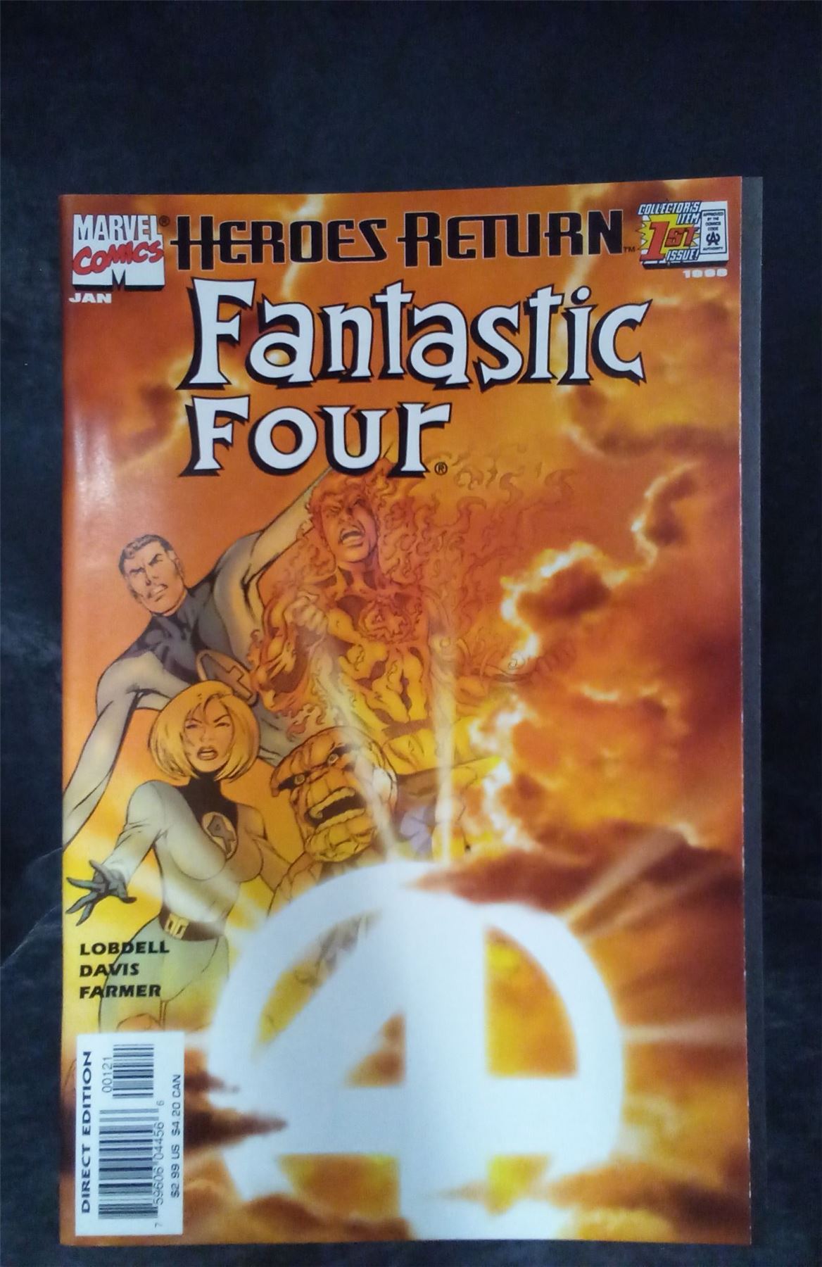 Fantastic Four #1 Sunburst Cover 1998 Marvel Comics Comic Book