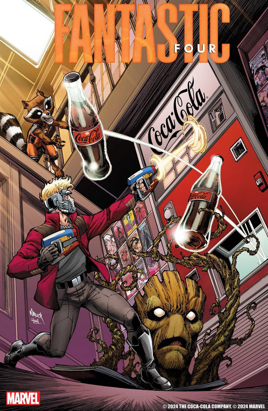 Fantastic Four #24 Todd Nauck Coca-cola Var Marvel Prh Comic Book