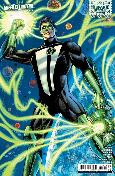Green Lantern #15 Cvr E Jose Luis Garcia-lopez & Joe Prado Hispanic Heritage Month Card Stock Var (absolute Power) DC Comics Comic Book