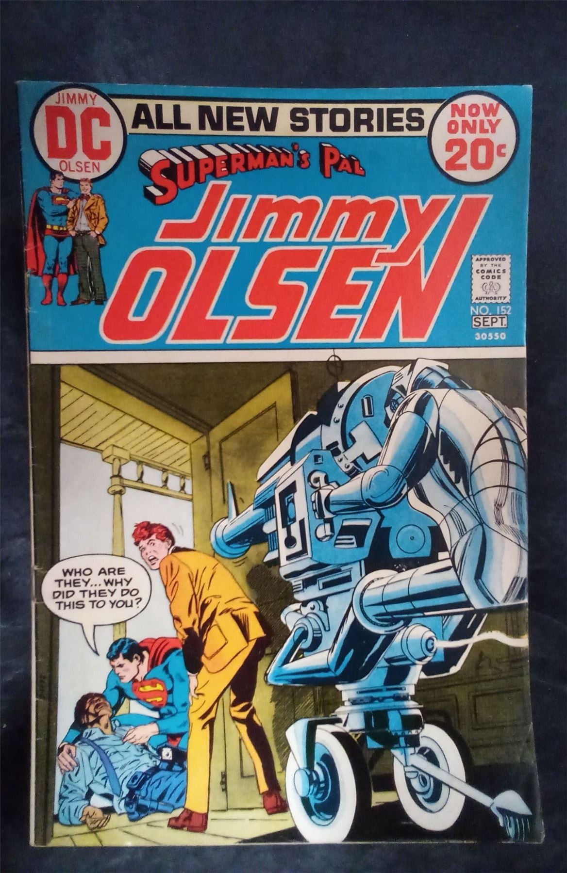 Superman's Pal, Jimmy Olsen #152 1972 DC Comics Comic Book