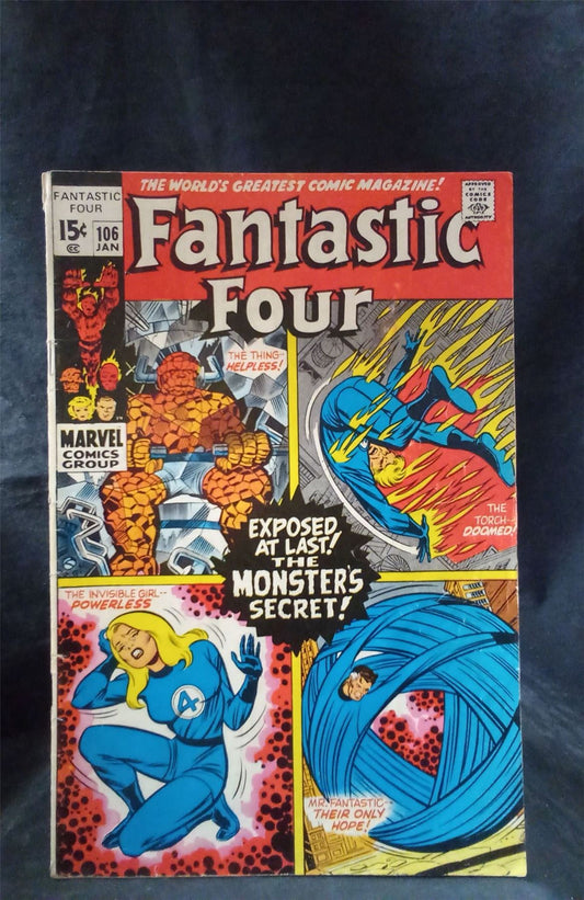 Fantastic Four #106 1971 Marvel Comics Comic Book