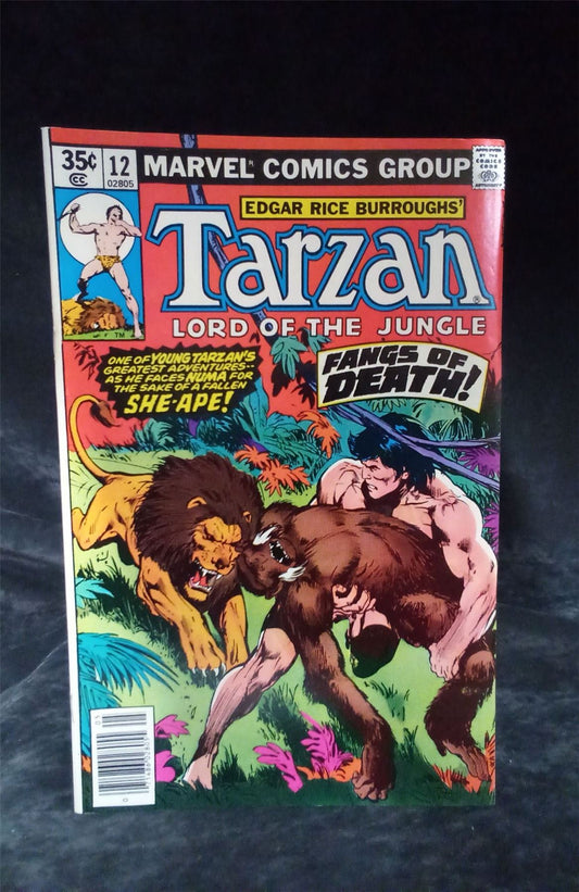 Tarzan #12 1978 marvel Comic Book