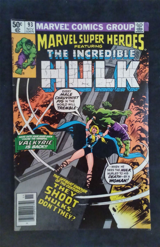 Marvel Super-Heroes #93 1980 marvel Comic Book