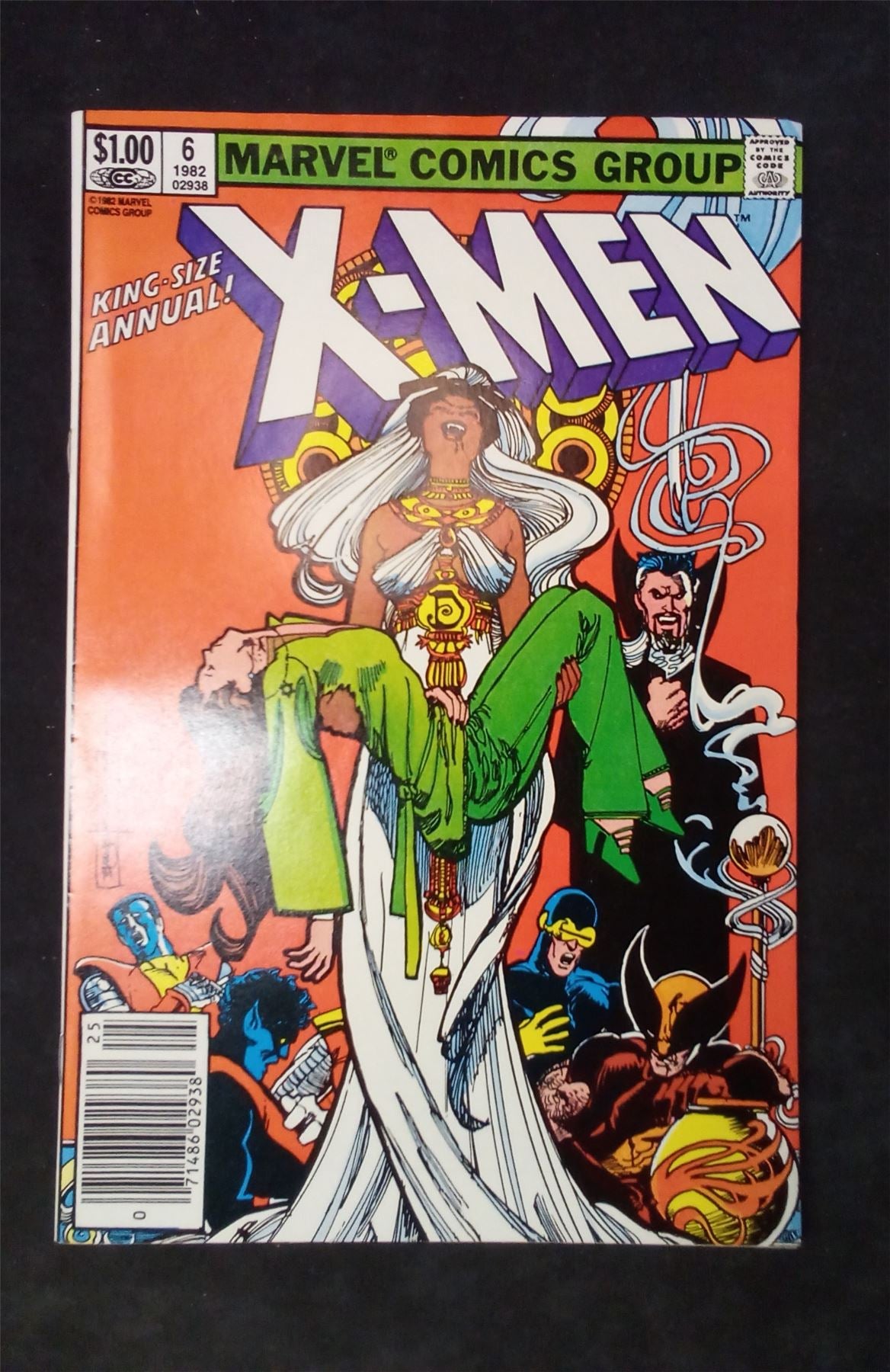 X-Men Annual #6 Newsstand Edition 1982 marvel Comic Book