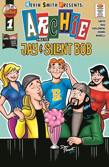 ARCHIE MEETS JAY AND SILENT BOB #1 (ONE SHOT) CVR E DAN PARENT VAR (MR)  Archie Comics Publications Comic Book 2025