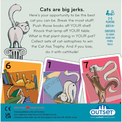 Cat Ass Trophy By Outset Media Board Game