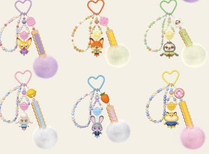 Blokees Zootopia Art Series 01 - Marshmallow Adventures Buildable Phone Strap Blind Box by Blokees