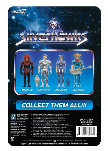 SilverHawks ReAction Figures Wave 01 Bluegrass (Toy Version) by Super7