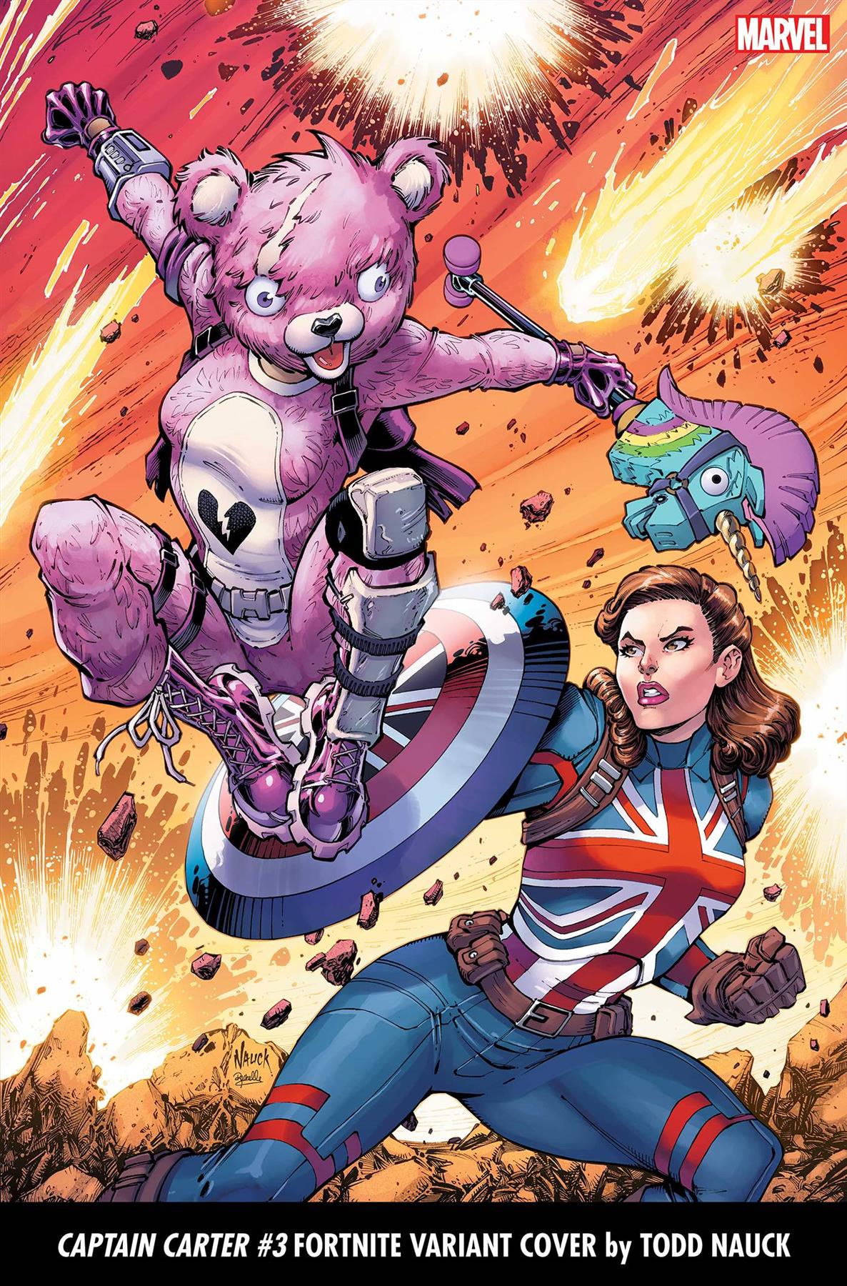 Captain Carter #3 (of 5) Nauck Fortnite Var Marvel Prh Comic Book