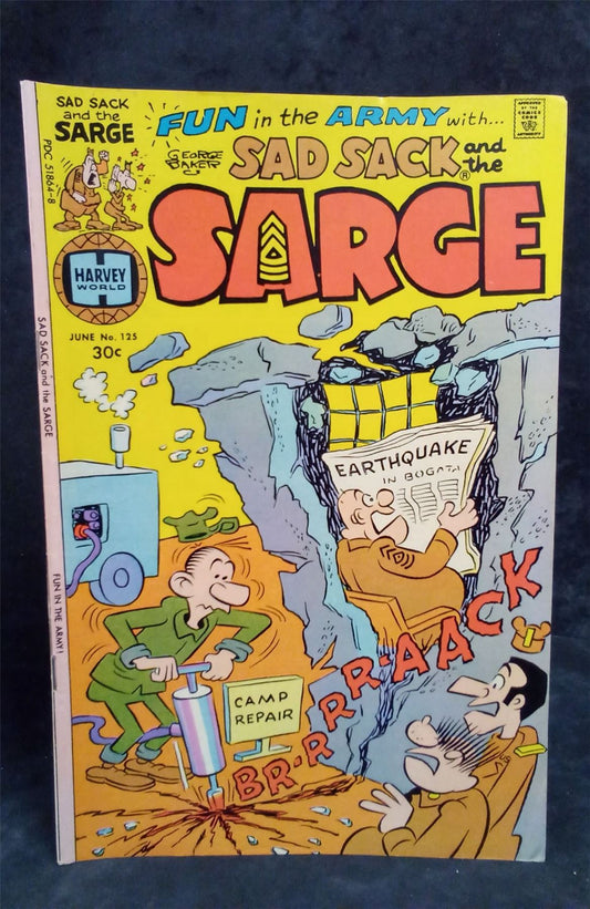 Sad Sack and the Sarge #125 1977 Harvey Comic Book