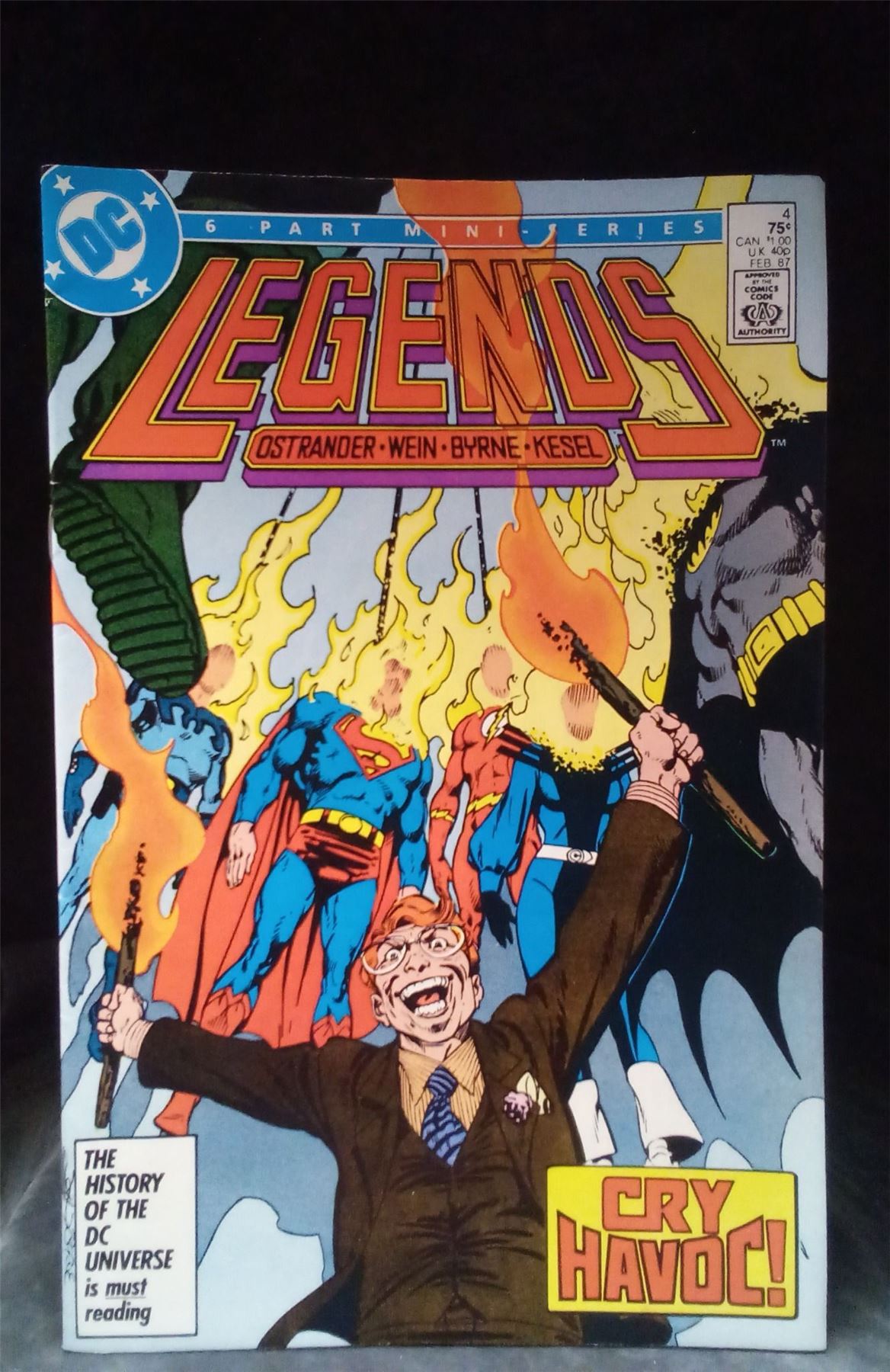 Legends #4 1987 DC Comics Comic Book