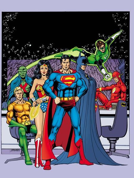JUSTICE LEAGUE UNLIMITED #8 CVR F GEORGE PEREZ LEGACY CARD STOCK VAR (WE ARE YESTERDAY)  DC Comics Comic Book 2025