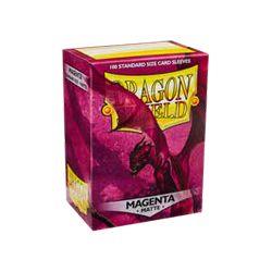Dragon Shield Sleeves: Standard Matte Magenta (Box Of 100)