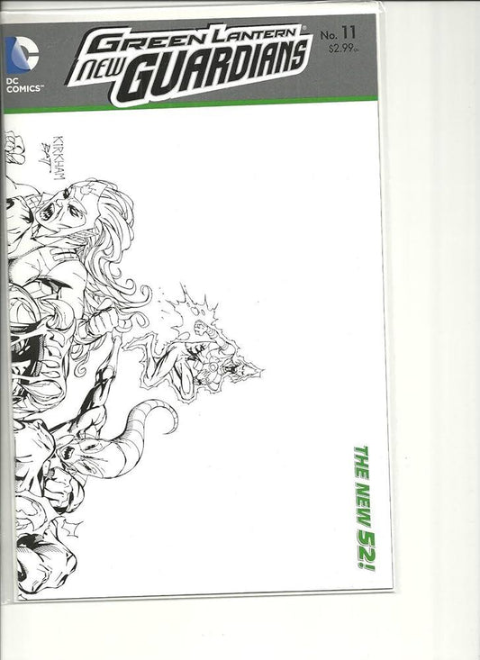 Green Lantern New Guardians #11 Sketch Var  DC Comics Comic Book 2012