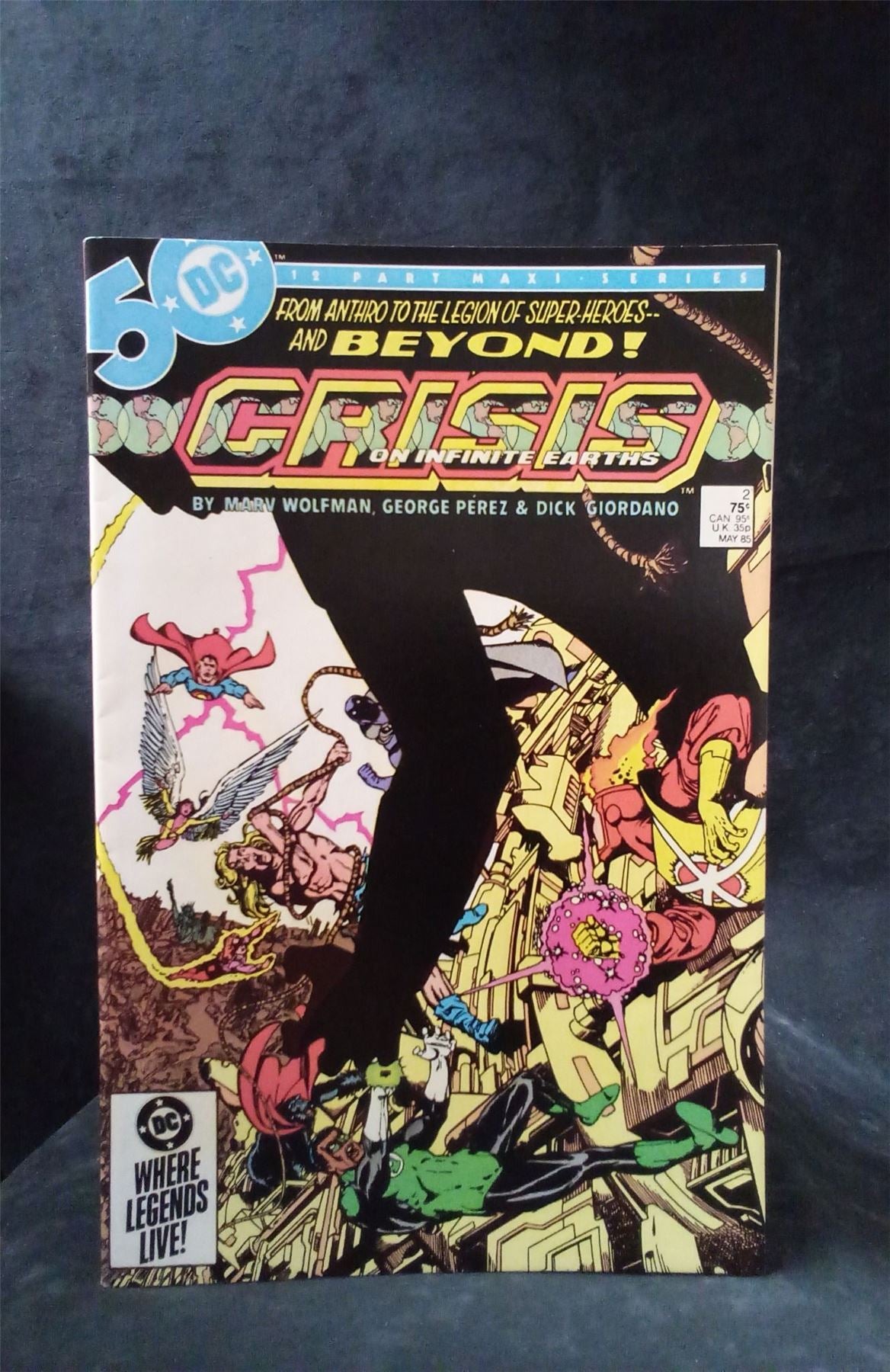 Crisis on Infinite Earths #2 1985 DC Comics Comic Book