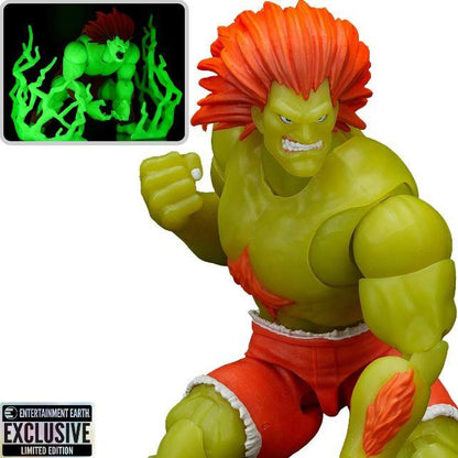 Ultra Street Fighter II Blanka Glow-in-the-Dark 6-Inch Scale Action Figure - Entertainment Earth Exclusive by Jada Toys