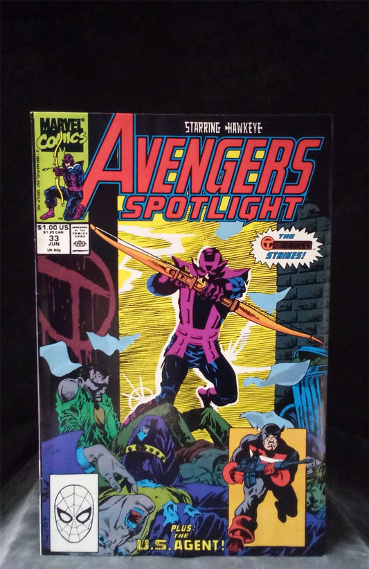 Avengers Spotlight #33 1990 Marvel Comics Comic Book