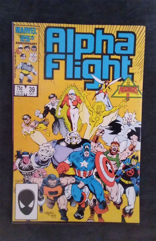 Alpha Flight #39 1986 marvel Comic Book