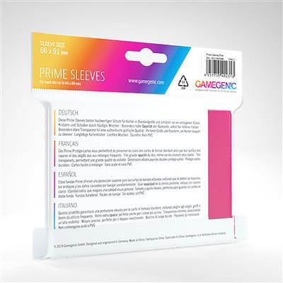 Prime Sleeves: Pink  Standard Size   TCG Gamegenic