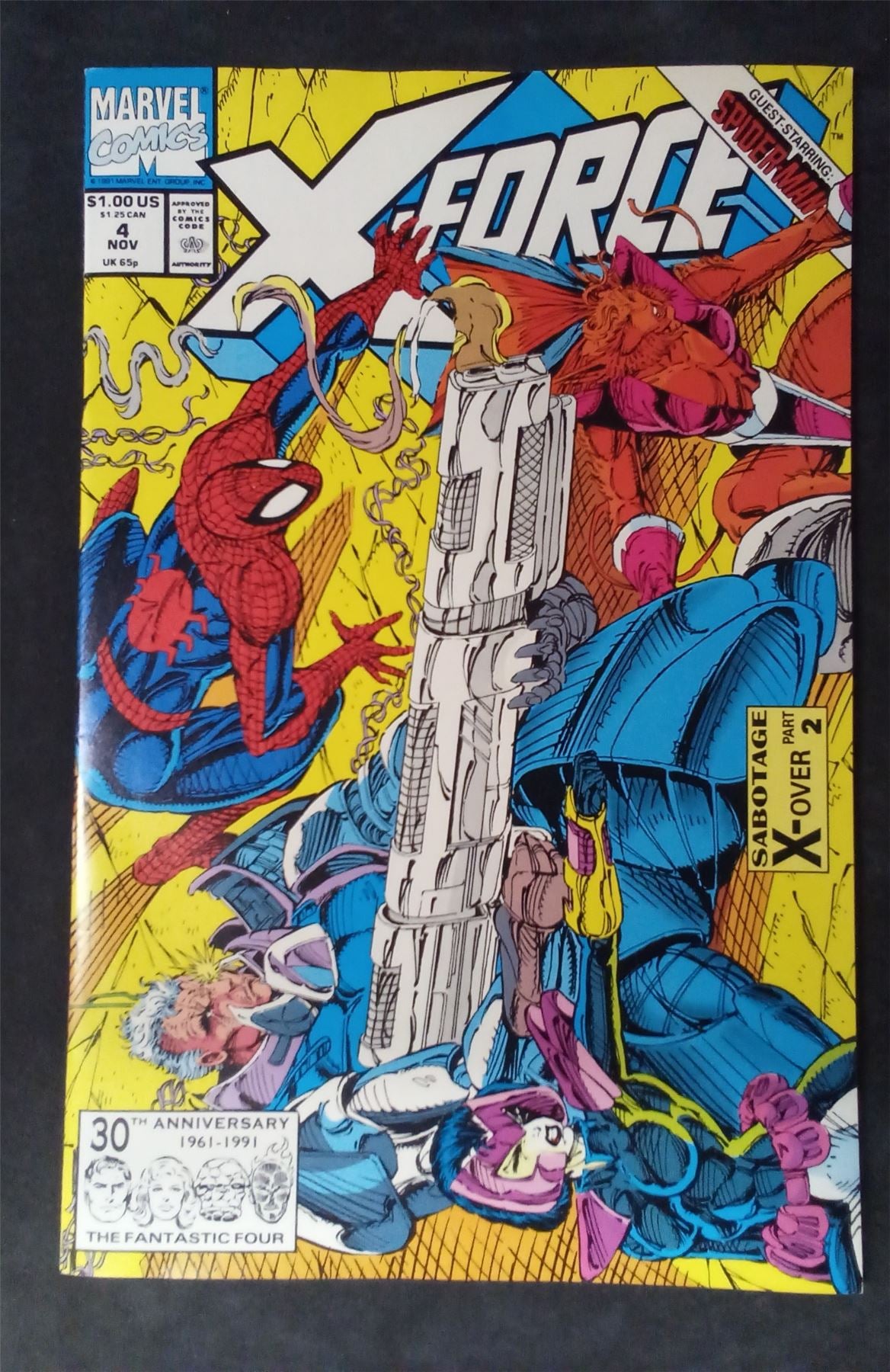 X-Force #4 1991 marvel Comic Book