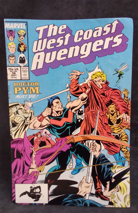 West Coast Avengers #36 1988 Marvel Comics Comic Book