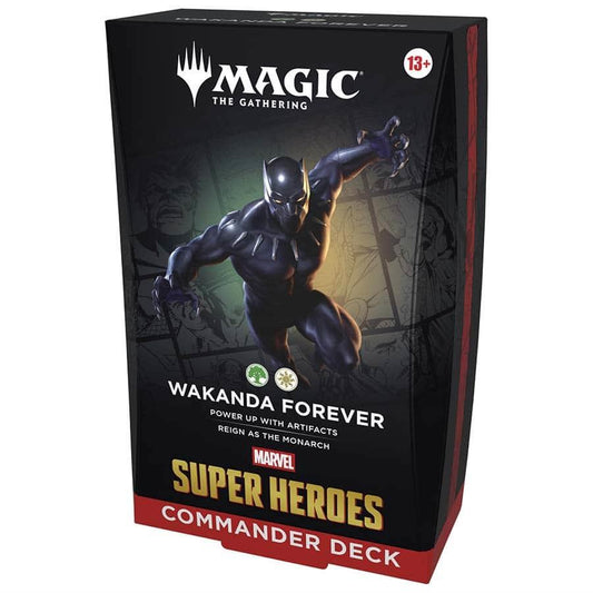 MTG TCG Universes Beyond- Wakanda Forever: Marvel Super Heroes Commander Deck By Wizards of the Coast