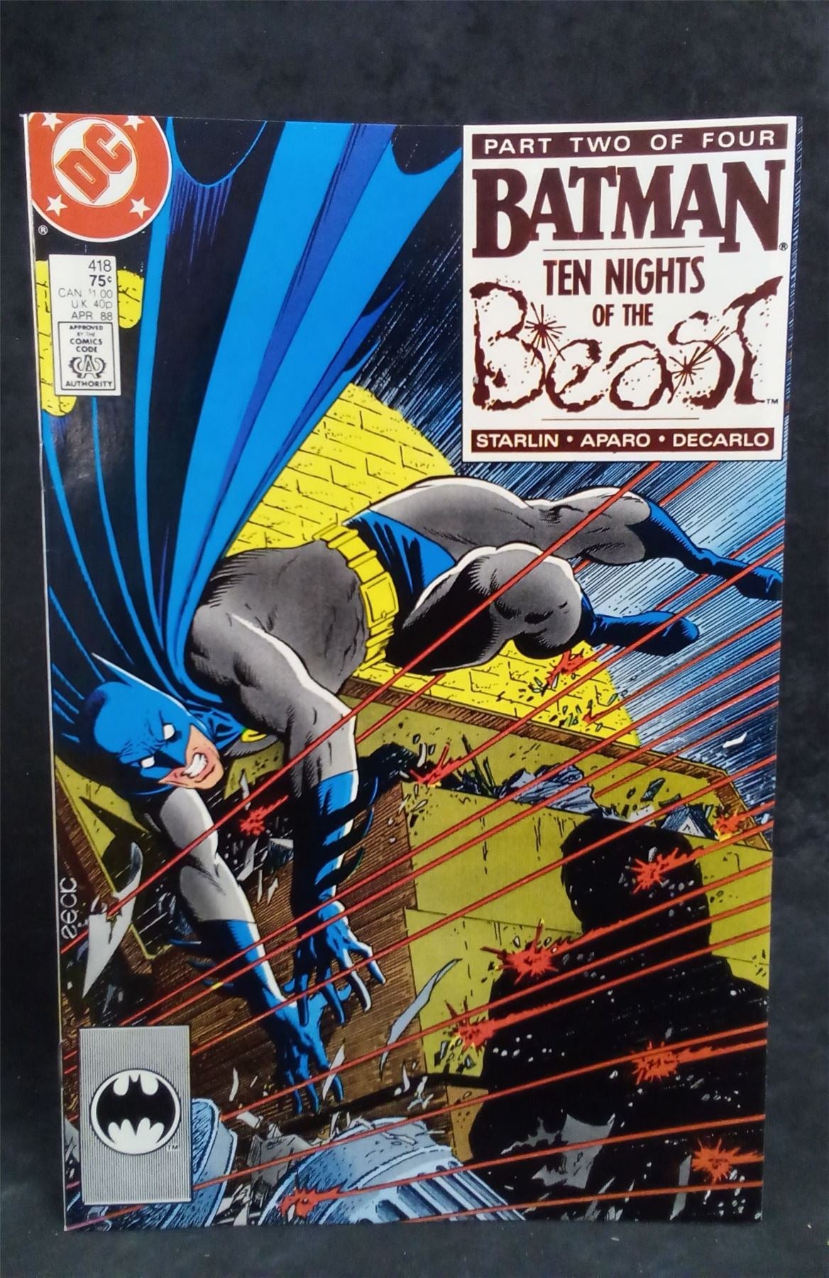 Batman #418 1988 DC Comics Comic Book