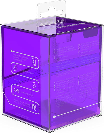Ultimate Guard Deck Case - Boulder 100+ Clear - Amethyst