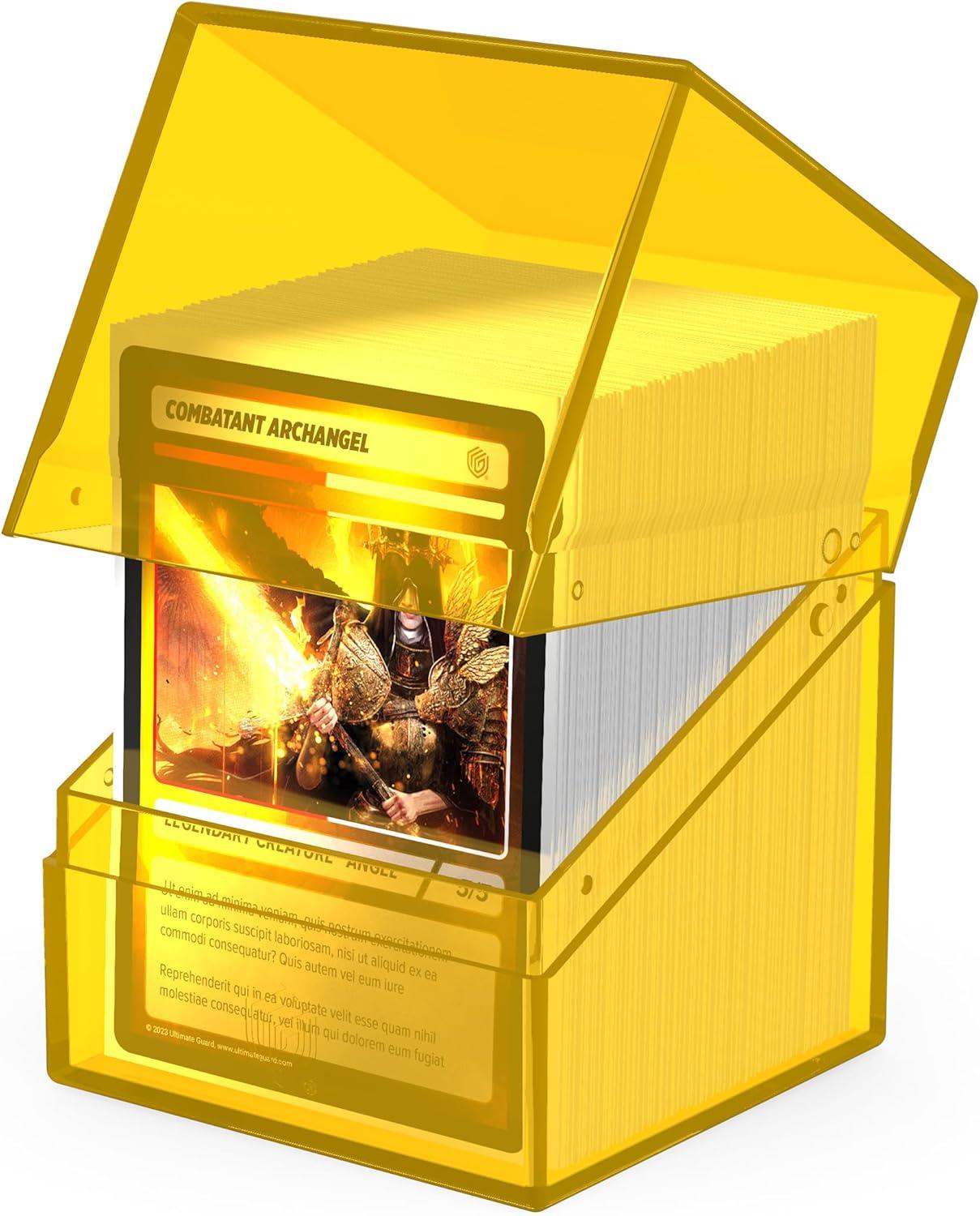 Ultimate Guard Deck Case - Boulder 100+ Clear - Amber