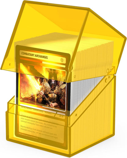 Ultimate Guard Deck Case - Boulder 100+ Clear - Amber