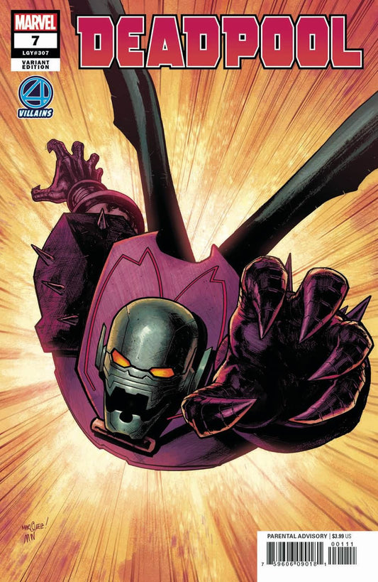 Deadpool #7 (Marquez Fantastic Four Villains Var) Marvel Comics Comic Book