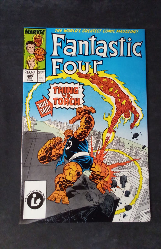 Fantastic Four #305 Direct Edition 1987 marvel Comic Book