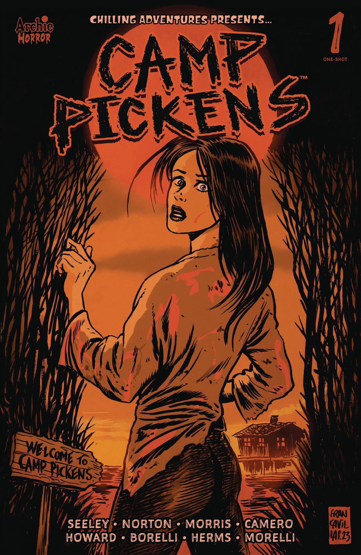 Chilling Adv Camp Pickens Oneshot Cvr B Francavilla (99999) Archie Comic Publications Comic Book 2023