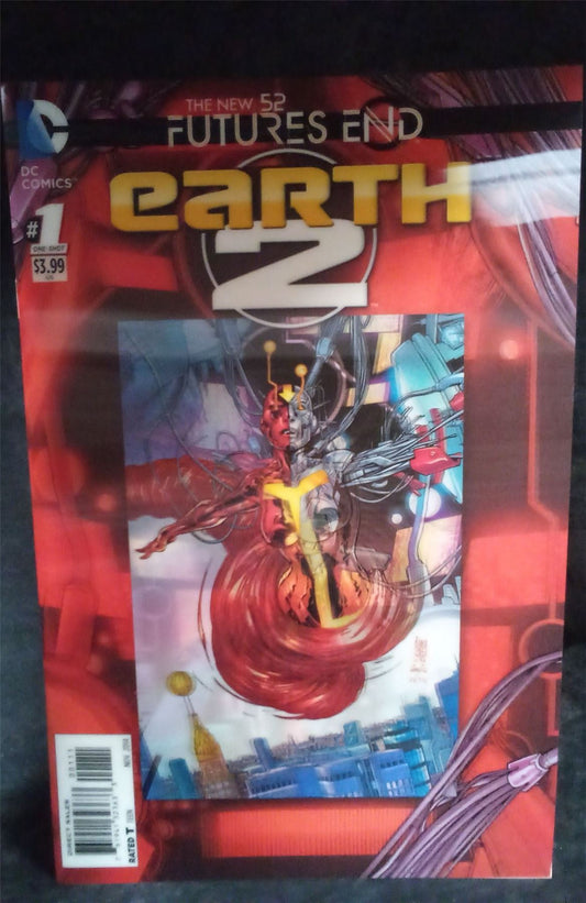 Earth 2: Futures End 3D Cover 2014 DC Comics Comic Book