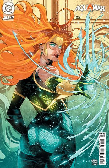 AQUAMAN #8 CVR C EDWIN GALMON CARD STOCK VAR  DC Comics Comic Book 2025