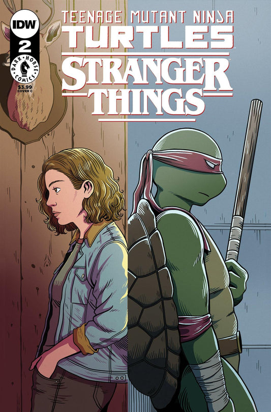 Tmnt X Stranger Things #2 Cvr C Woodall Idw-prh Comic Book