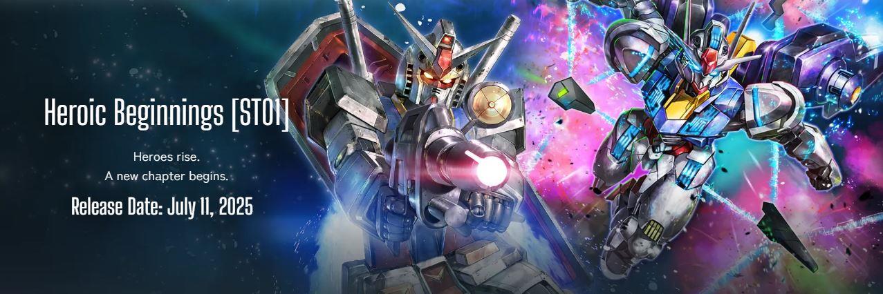 Gundam Card Game Starter Deck Assemble Set Display 01 Heroic Beginnings [ST01A] TCG By Bandai