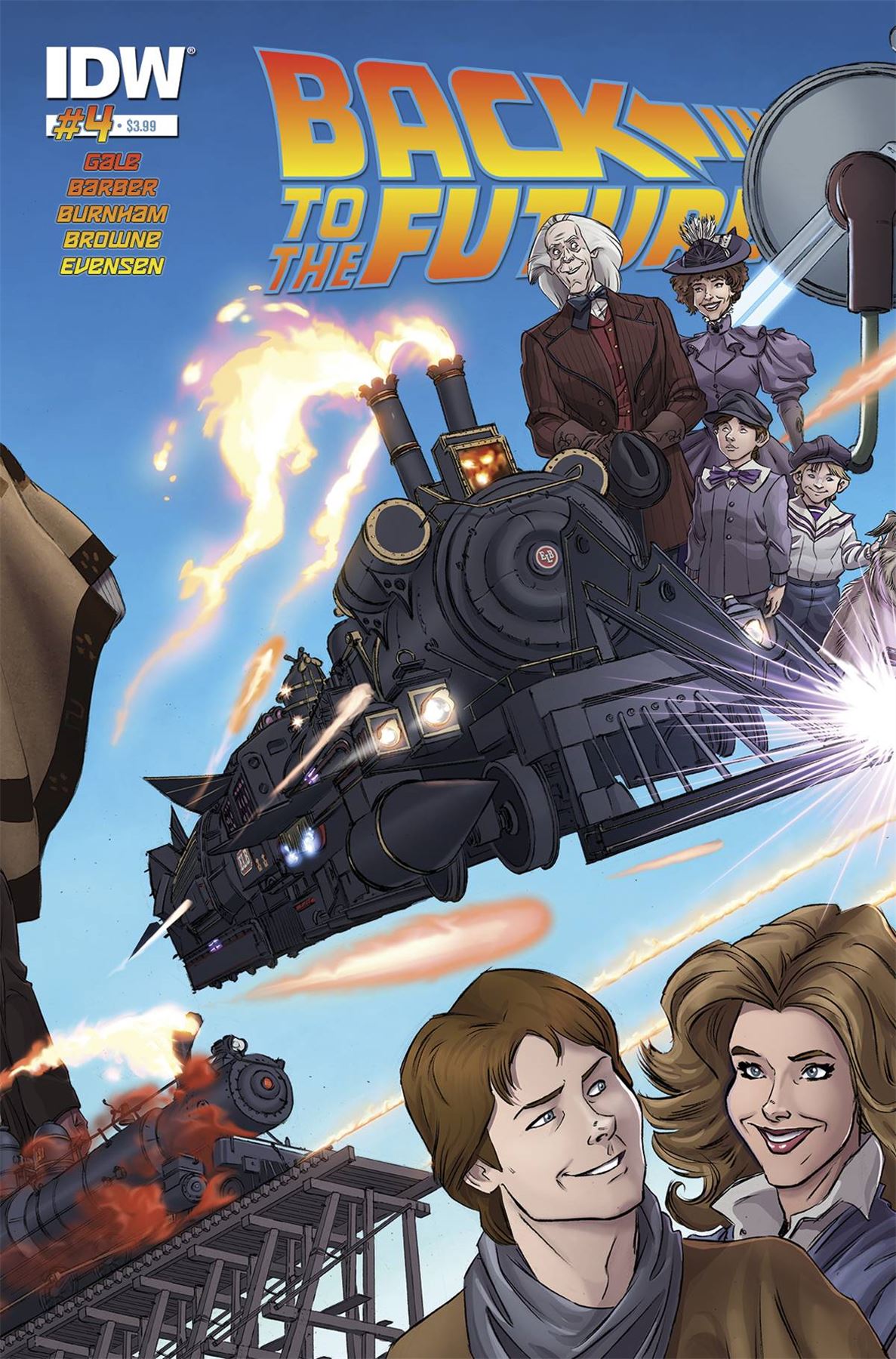 Back To The Future #4 Idw Publishing Comic Book