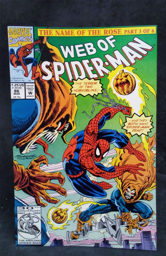 Web of Spider-Man #86 1992 Marvel Comics Comic Book