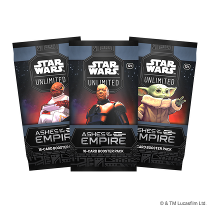 Star Wars Unlimited TCG Ashes of the Empire Booster Pack By Fantasy Flight Games