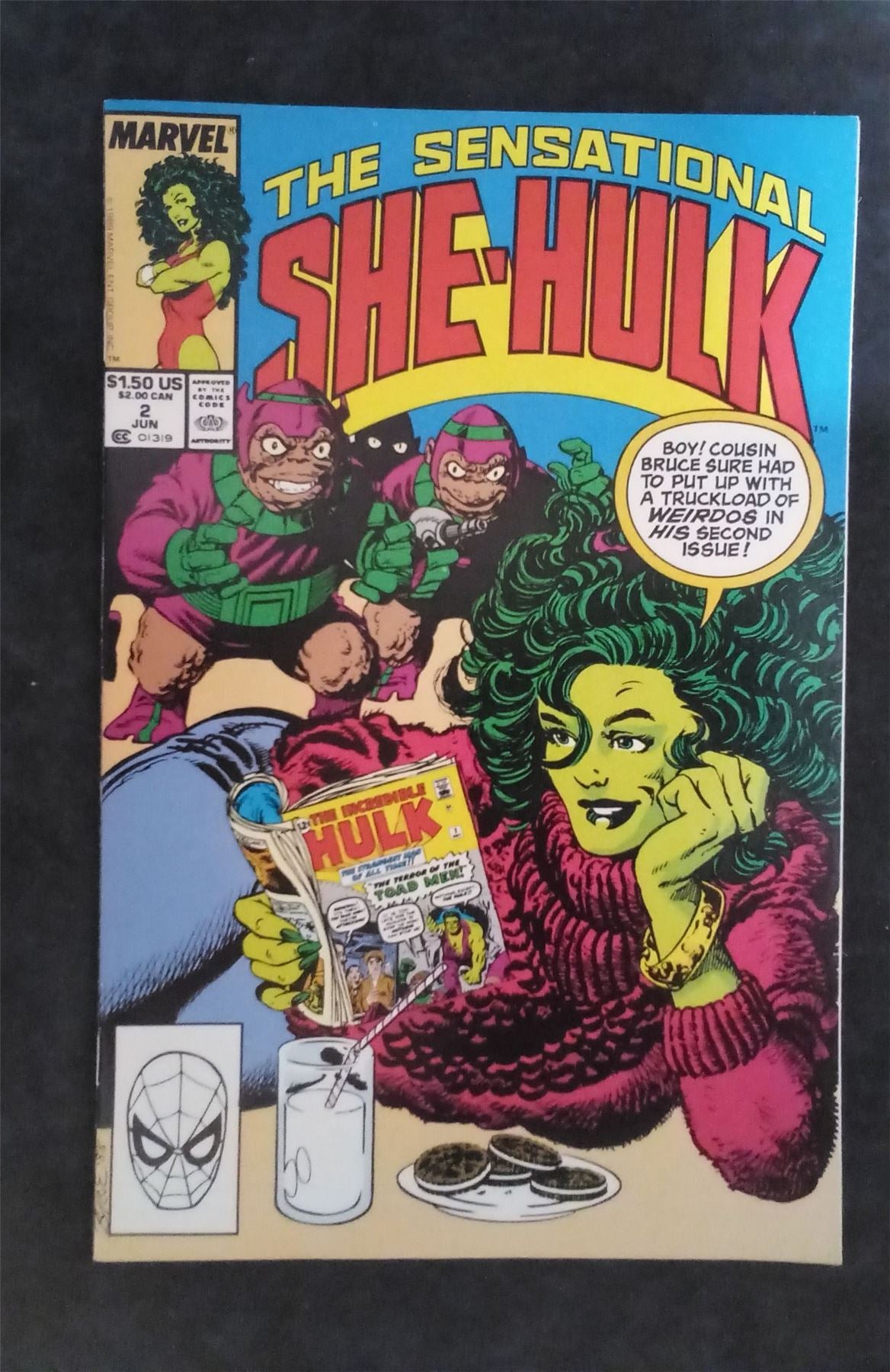 The Sensational She-Hulk #2 1989 marvel Comic Book