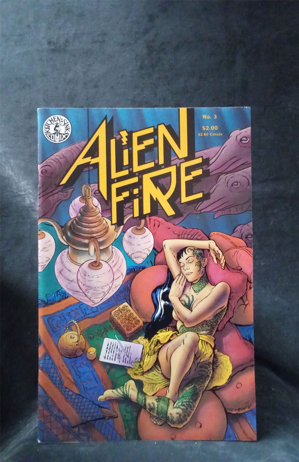 Alien Fire #3 1987 kitchen-sink Comic Book