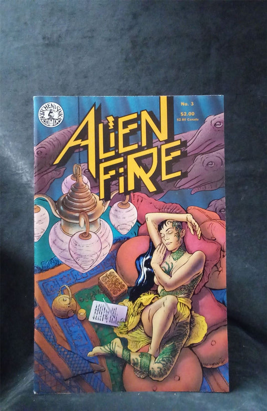 Alien Fire #3 1987 kitchen-sink Comic Book