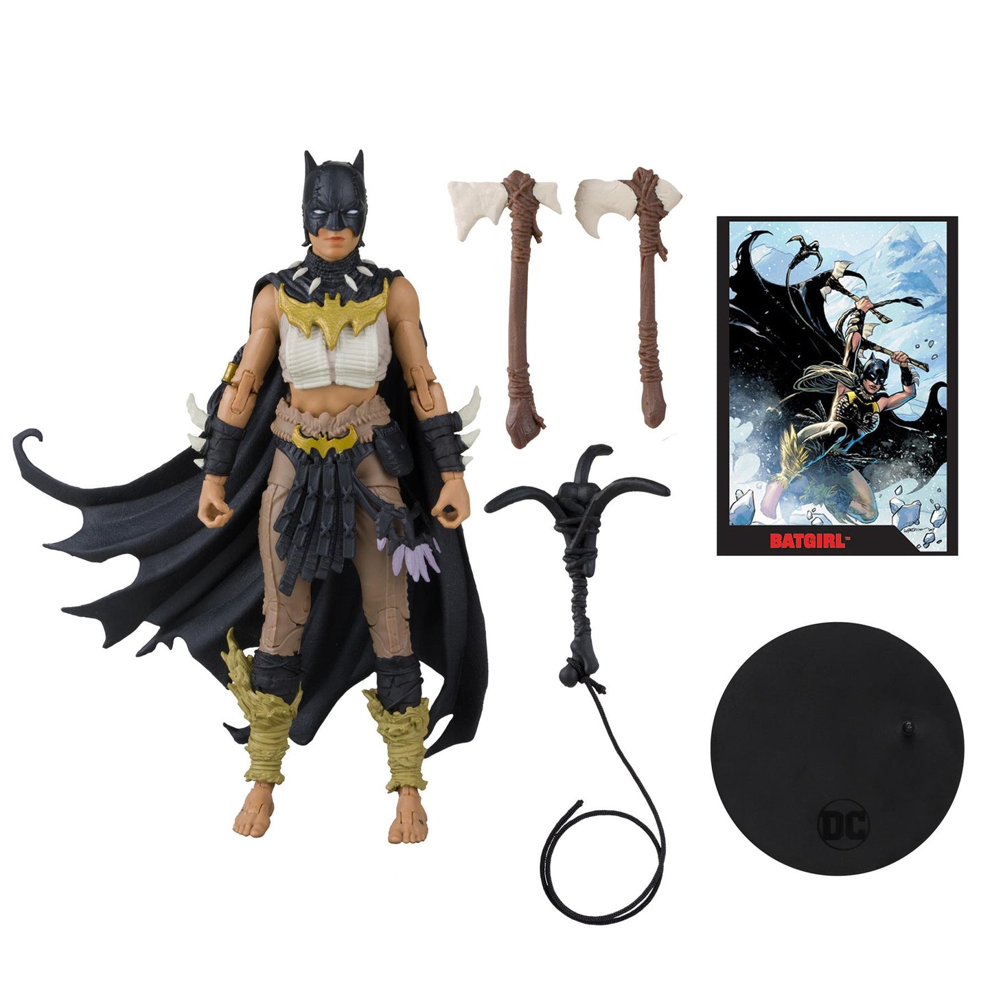 Dc Direct 7in Wv4 Batgirl Action Figure W/Comic