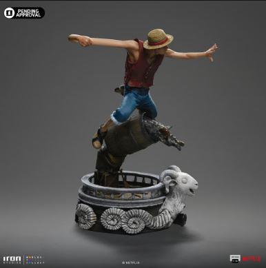 Monkey D. Luffy 1:10 Art Scale Statue Netflix One Piece By Iron Studios