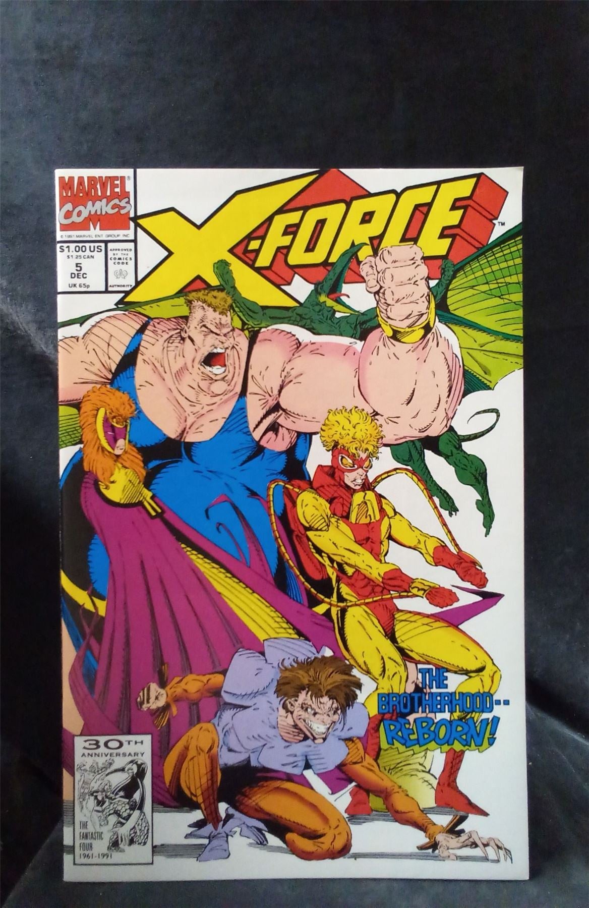 X-Force #5 Direct Edition 1991 Marvel Comics Comic Book