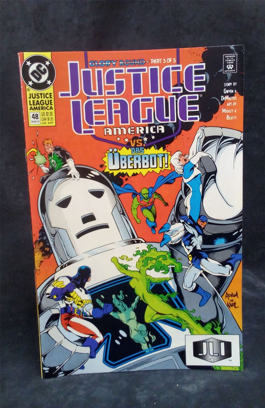 Justice League America #48 1991 DC Comics Comic Book